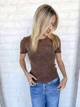 Load image into Gallery viewer, Moving Away Brown Knit Tee
