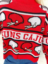 Load image into Gallery viewer, Queen Of Sparkles ULL Vintage Football Sweater