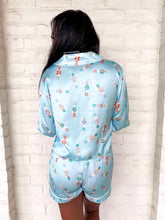 Load image into Gallery viewer, Queen Of Blue Nutcracker Pajama Set