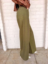 Load image into Gallery viewer, Queen Of Sparkles Olive Green Rhinestone Pants