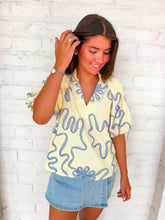 Load image into Gallery viewer, THML Beautiful Days Yellow Top