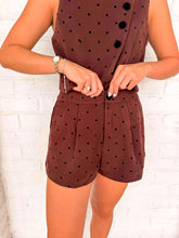 Load image into Gallery viewer, Stay With Me Brown Polka Dot Set