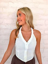 Load image into Gallery viewer, A Chic Halter Ivory Top
