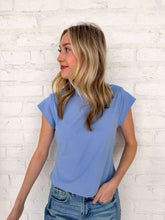 Load image into Gallery viewer, Mindful Thoughts Blue Top