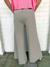 Load image into Gallery viewer, Around Town Ash Mocha Terry Washed Pants
