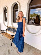 Load image into Gallery viewer, Even Now Dark Denim Dress