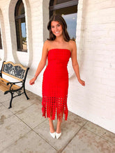 Load image into Gallery viewer, Reverse The Way Red Dress