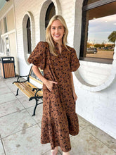 Load image into Gallery viewer, Forever Yours Brown Midi Dress