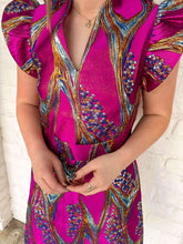 Load image into Gallery viewer, THML Girls Night Out Magenta Dress