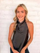 Load image into Gallery viewer, Hold Onto Memories Black Halter Top