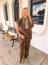 Load image into Gallery viewer, Darling Dream Brown Pant Set