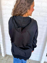 Load image into Gallery viewer, Basic Love Black Hoodie