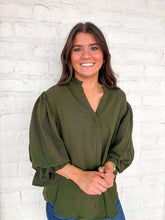 Load image into Gallery viewer, Anything and Everything Olive Top