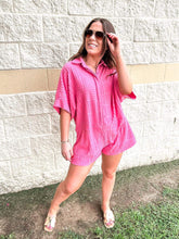 Load image into Gallery viewer, Summer Time Blues Romper Pink