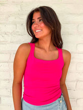 Load image into Gallery viewer, Honey Bee Hot Pink Tank