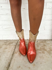 Bambi Gold Orange Boot