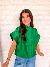 Load image into Gallery viewer, Show Me Love Green Top