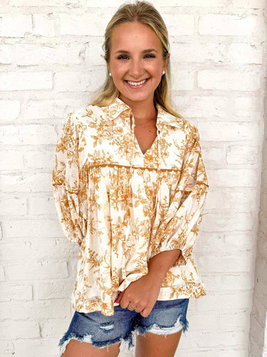 Pretty Little Moment Orange Top