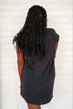 Load image into Gallery viewer, Cool Whisper Black Denim Dress