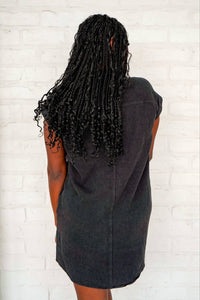 Cool Whisper Black Denim Dress