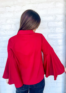 Higher Heights Burgundy Top