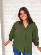 Load image into Gallery viewer, Anything and Everything Olive Top