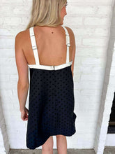 Load image into Gallery viewer, Flourish Remains Black Polka Dot Dress