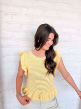 Load image into Gallery viewer, Chasing The Sun Yellow Top