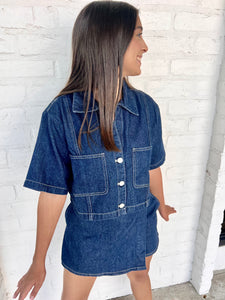 Denim Daze Skort Set