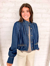 Load image into Gallery viewer, The Pretty Please Dark Denim Top