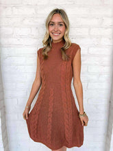 Load image into Gallery viewer, Because Of You Mocha Dress