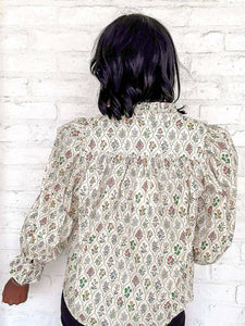 Hold It Together Ecru Top