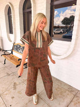Load image into Gallery viewer, Darling Dream Brown Pant Set