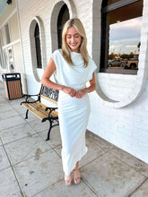 Load image into Gallery viewer, Save This Feeling White Dress
