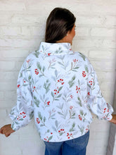 Load image into Gallery viewer, Queen Of Sparkles Holly Jolly Print Mock Neck