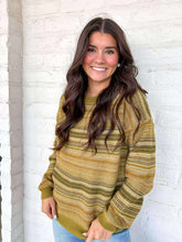 Load image into Gallery viewer, Reach Out For More Olive Sweater