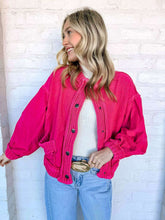 Load image into Gallery viewer, Love Me Vintage Fuschia Cardigan Top