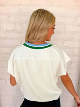 Load image into Gallery viewer, Smooth Going White Shirt Sleeve Top