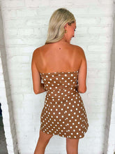 Load image into Gallery viewer, Better Together Brown Polka Dot Dress