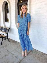 Load image into Gallery viewer, Bright Hope Midi Blue Dress