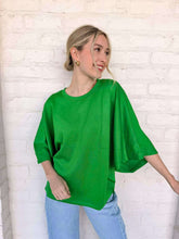 Load image into Gallery viewer, Any Chances Green Top