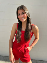 Load image into Gallery viewer, Be Someone Red Romper