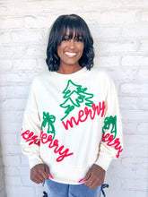 Load image into Gallery viewer, Queen Of Ornaments On The Christmas Tree Sweatshirt