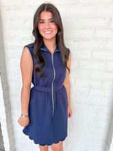 Load image into Gallery viewer, Out Of My Way Navy Dress