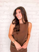 Load image into Gallery viewer, Stay Tuned Brown Top