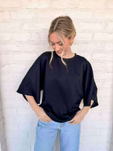 Load image into Gallery viewer, Any Chances Black Top