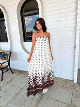 Load image into Gallery viewer, So Alive Maxi Ecru Brown Dress