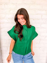 Load image into Gallery viewer, Show Me Love Green Top