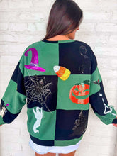 Load image into Gallery viewer, Queen Of Sparkles Black &amp; Green Checkered Halloween Icon