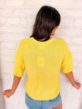 Load image into Gallery viewer, Stitch Your Way Yellow Top
